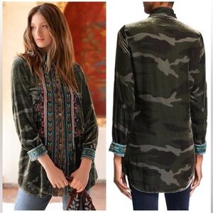 Johnny Was Velvet Shirt